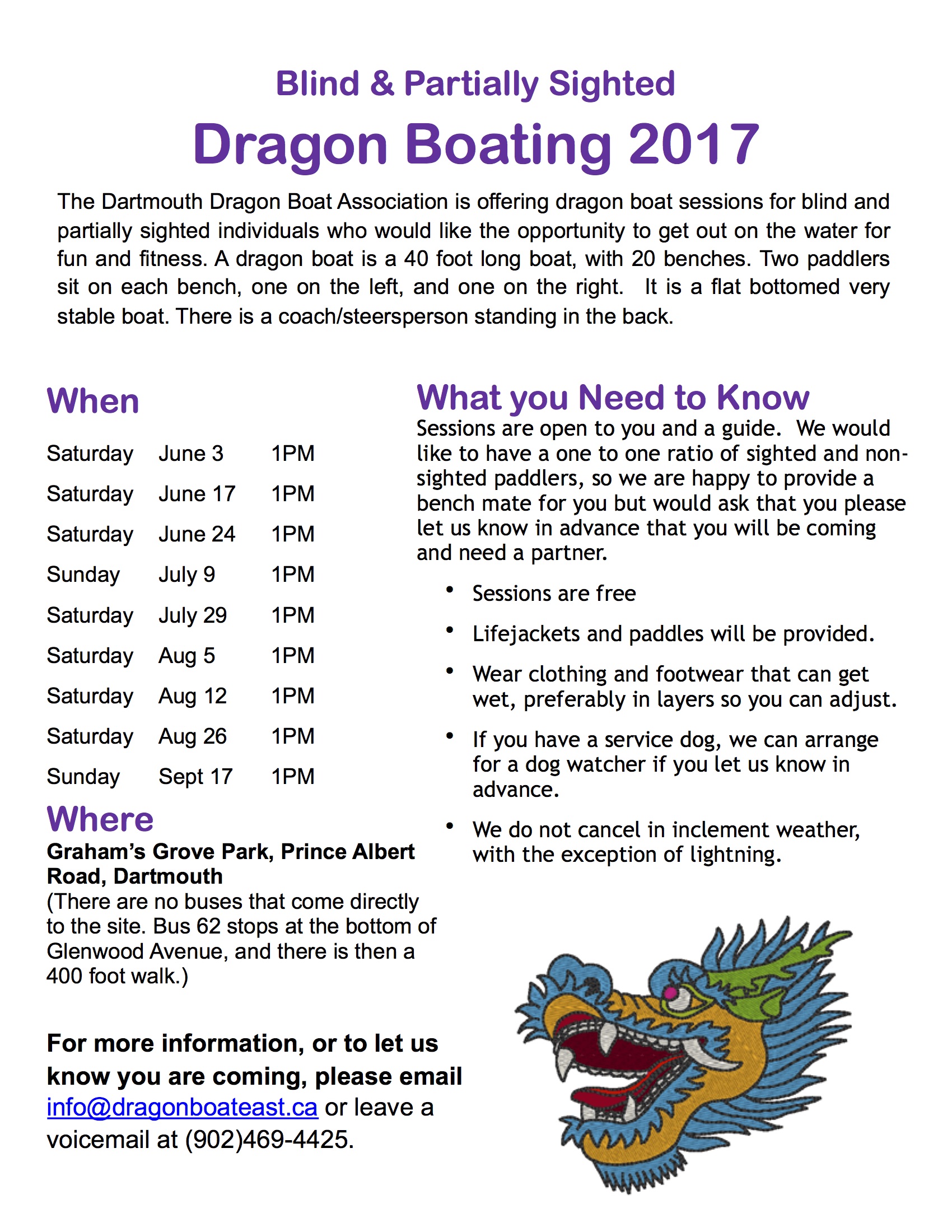 BPS Dragon Boating Info 2017