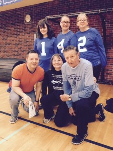 2015 Canadian Junior Goalball Nationals - Junior Players and Coaches with Walter Gretzky