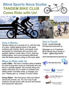 BSNS TANDEM BIKE CLUB 2016 POSTER